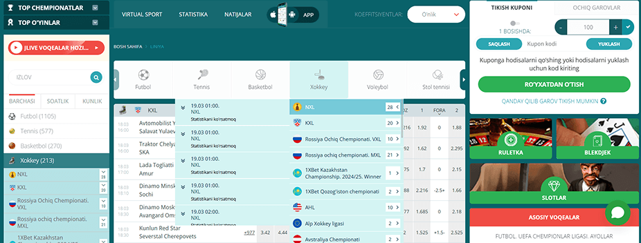 22Bet Yuqori Koeffitsientlar